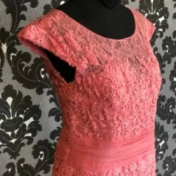 Something Blue FORMAL/MOTHER'S DRESSES Jade By Jasmine K168059 Women's Formal Lace Pink Size 12 Floor