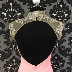 Tiffany Women's Prom Dress Poly-Spandex Soft Corrall Size 6 Sheath Prom