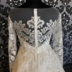 Something Blue Casablanca Women's Wedding Dress Lace Ivory/Silver Size 16 11 Something Blue Casablanca Women's Wedding Dress Lace Ivory/Silver Size 16