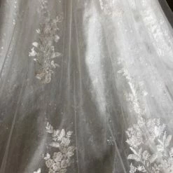 Something Blue Madeline Gardner Wedding Dress Tulle/Lace Ivory Size 22 Ballgown WEDDING DRESSES