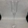 Something Blue 17.5" Kirkland's Goblet Clear Glass Candle Holder