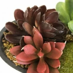 Something Blue Centerpiece Wood Various Greenery Size 4.5