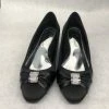 Something Blue Easy Street Eloise Women Shoe Satin Black Size 10 SHOES