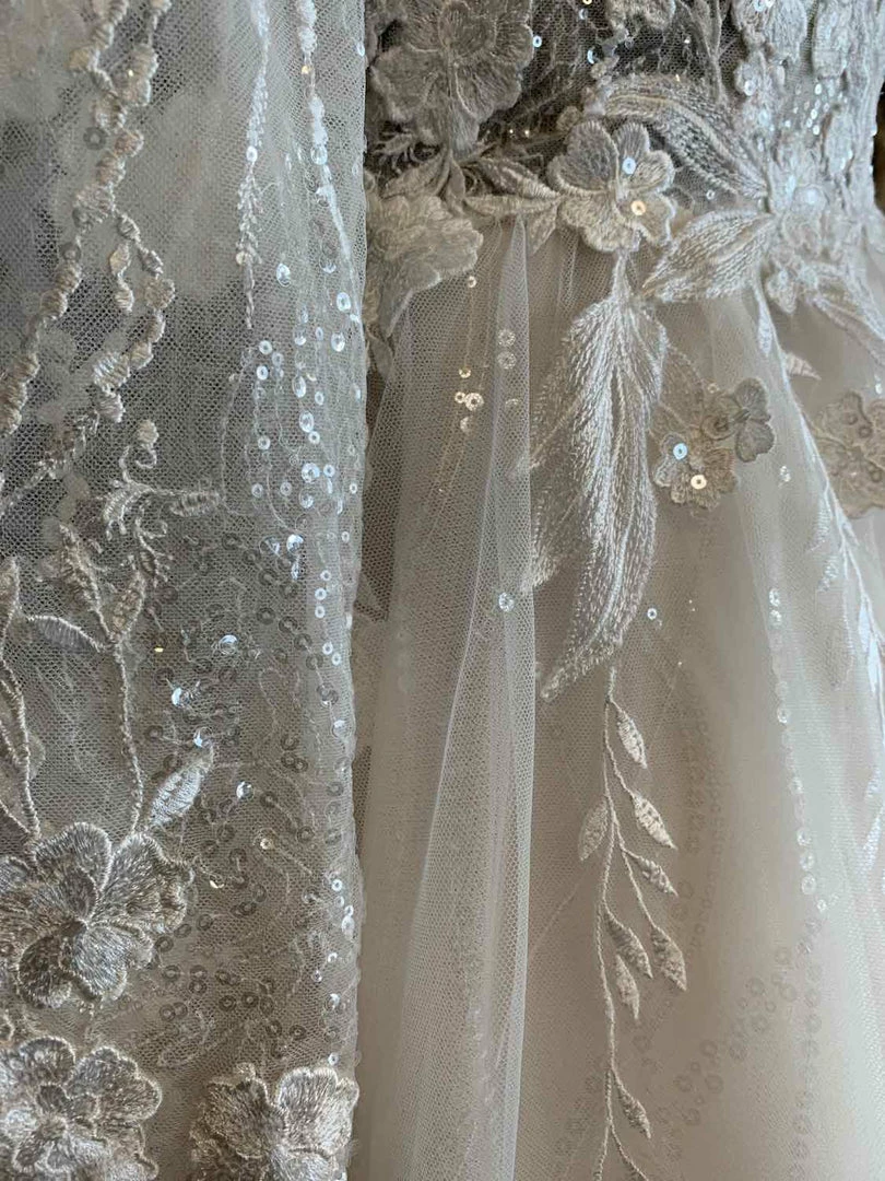 Something Blue Madison James MJ617 Ivory Tulle And Sequin Lace Ballgown With Long Sleeves WEDDING DRESSES 6 Something Blue Madison James MJ617 Ivory Tulle And Sequin Lace Ballgown With Long Sleeves WEDDING DRESSES