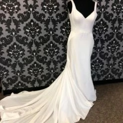 Something Blue WEDDING DRESSES Essense Of Australia ETTA D1951 Women's Wedding Dress Crepe Ivory