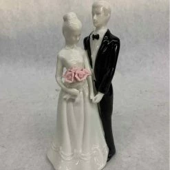 Something Blue David Tutera Cake Accessories Ceramic White/Black/Pink Size 7" CAKE ACCESSORIES DECOR