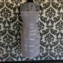 Something Blue FORMAL/MOTHER'S DRESSES Christina Wu 17904 Formal Chiffon/Lace Charcoal Size 8