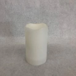 Something Blue Pillar Candle Size 5" LED Warm White CANDLES DECOR