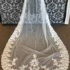 Something Blue Veil Tulle Ivory Lace/Sequin VEILS