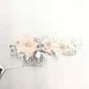 Something Blue Bel 6525 Hair Piece Organza/Lace Ivory/Blush/Silver Hair Comb HAIR ACCESSORIES