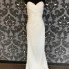 Something Blue Wedding Dress Size 8 Chiffon Ivory Strapless Fit & Flare WEDDING DRESSES