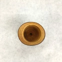 Something Blue Tea Light Holder Wood Brown Size Approx 2.5"-5.5" WOOD DECOR