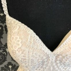 Something Blue Disney D265 "Pocahontas" Size 12 Ivory Lace Fit & Flare WEDDING DRESSES