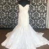 Something Blue Maggie Sottero Wedding Dress Lace/Tulle Ivory Size 10 Strapless WEDDING DRESSES
