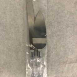 Something Blue Cake Serving Set Size 2pc Stainless Steel Silver CAKE ACCESSORIES