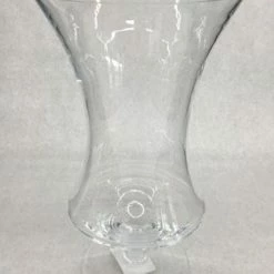Something Blue Wedding Vase Glass Clear Size 13.75"x7.75" Hourglass VASES DECOR