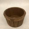 Something Blue Planter Wood Brown Size 7"x4.25" WOOD DECOR