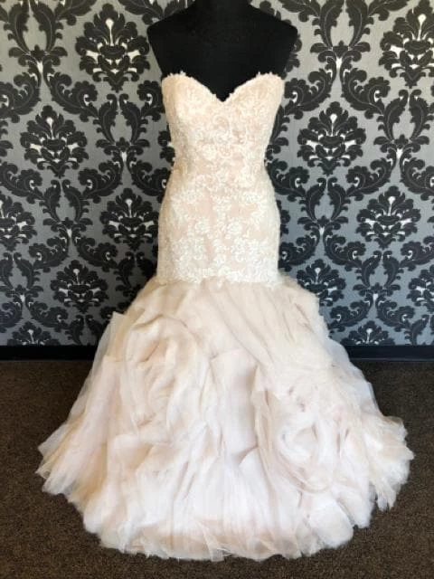 Something Blue Stella York STORMY Women's Wedding Dress Lace Ivory/Champagne Size 14 3 Something Blue Stella York STORMY Women's Wedding Dress Lace Ivory/Champagne Size 14