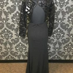 Something Blue Size M Black Stretch Knit FORMAL/MOTHER'S DRESSES