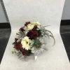 Something Blue Bouquet Floral Gray/Burgundy/Ivory Size 14" FLORAL DECOR