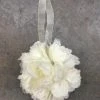 Something Blue Wedding Flower Ball Floral Ivory Size 7" FLORAL