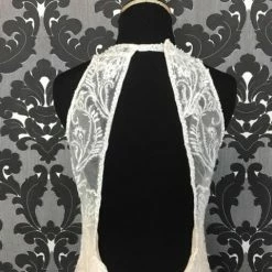 WEDDING DRESSES Size 8 Ivory/Champagne Maggie Sottero Lace Sleeveless Sheath