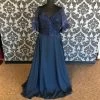 Something Blue Stacey's Size 18 Navy Chiffon And Rhinestone Formal FORMAL/MOTHER'S DRESSES