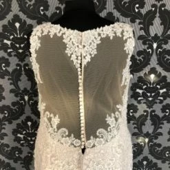 Something Blue WEDDING DRESSES Sincerity Bridal 3946 PS Wedding Dress Beaded Lace AS IS LOOSE BEADING