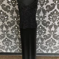 Something Blue FORMAL/MOTHER'S DRESSES Alex Evenings 79283 Women's Formal Poly Spandex Black Size 8 W/ Jacket