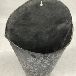 Something Blue Signature Homestyles Planter Galvanized Silver Size 15"x9.5"x4" FLORAL