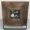 Something Blue THE PARLOUR Mudpie Large Square Distressed Wood Easel Frame