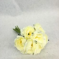 Something Blue DECOR Hobby Lobby Ranunculus Floral Ivory Size 9.5" FLORAL