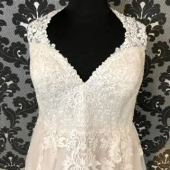 Something Blue Stella York 6391 Women Wedding Dress Lace/Tulle Ivory/Moscato WEDDING DRESSES