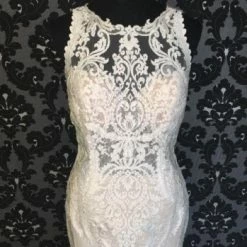 Something Blue Jennifer Hayden 9PS821 Wedding Dress Lace Ivory/Blush Size 12 WEDDING DRESSES