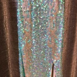 Something Blue NEW ARRIVALS Size 0 Aqua Primavera Sequin