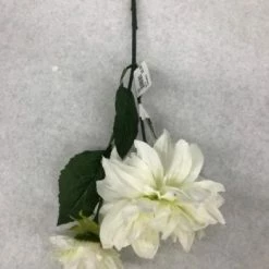 Something Blue DECOR The Bloom Room Dahlia Floral White/Green Size 15" FLORAL