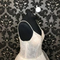 Something Blue WEDDING DRESSES House Of Wu 15672 Women's Wedding Dress Tulle Blush/ivory V-Neck