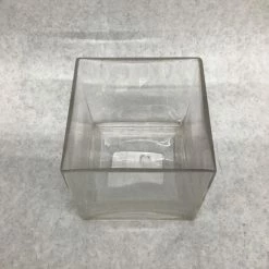 Something Blue DECOR Vase Glass Clear Size 5"x5"x5" Square VASES