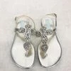 Something Blue NEW ARRIVALS Betsey Johnson SB-Gem Silver Size 6 Flats