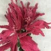 Something Blue Wedding DECOR Poinsettias Glitter Magenta Size 3ct FLORAL