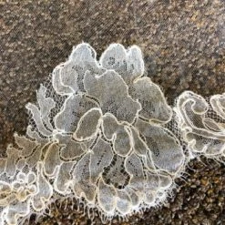 Something Blue VEILS Cathedral Ivory Tulle With Lace Veil