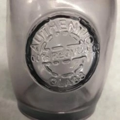 Something Blue Down To Earth Tumbler 100% Recycled Glass Purple Size 16oz GLASSWARE DECOR