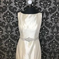 Something Blue WEDDING DRESSES Allure Bridal 9106 Women Wedding Dress Satin Ivory Size 12