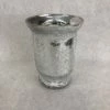 Something Blue DECOR Vase Size 6.25" Glass Silver Mercury Glass Urn VASES