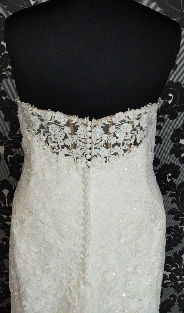 Something Blue WEDDING DRESSES Stellla York 6814 Wedding Dress Size 28 Lace/Sequin Ivory Strapless 7 Something Blue WEDDING DRESSES Stellla York 6814 Wedding Dress Size 28 Lace/Sequin Ivory Strapless