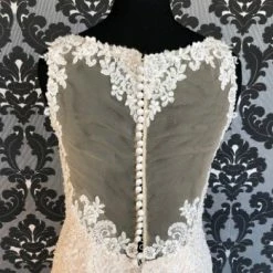 Something Blue WEDDING DRESSES Sincerity Bridal 3946PS Women's Wedding Dress Beaded Lace Sheath