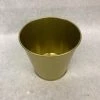 Something Blue Ikea Bucket Metal Gold Size 5"x5.25" CONTAINER