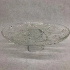 Something Blue Cake Stand Glass Clear Size 4" X 11" Round CAKE ACCESSORIES