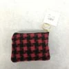 Something Blue Wedding Lib Coin Purse Fleece Plaid