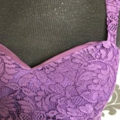 Something Blue B2 Jasmine B163066 Women's Formal Lace/Chiffon Purple Size 8 Lace